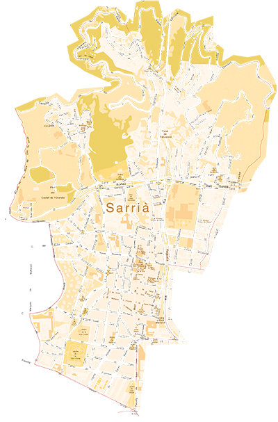 Mapa Sarrià